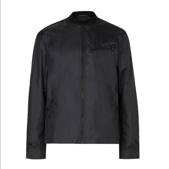 NWT John Varvatos Star USA Aviator Zip Up Windbreaker Jacket size Medium - Picture 4 of 7